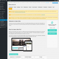 Page screenshot: Users Ultra → GO PRO !!! 