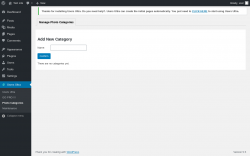 Page screenshot: Users Ultra → Photo Categories
