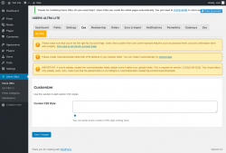 Page screenshot: Users Ultra → Css 