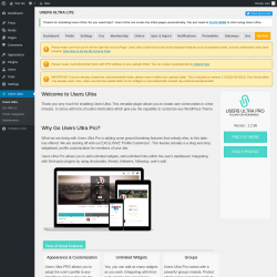 Page screenshot: Users Ultra → GO PRO !!! 