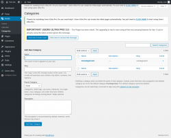 Page screenshot: Media → Categories