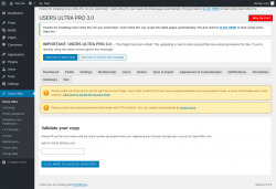 Page screenshot: Users Ultra → Licensing