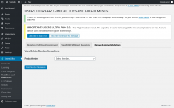 Page screenshot: Users Ultra → Medallions and Fulfillments → Manage Assigned Medallions