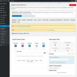 Page screenshot: Users Ultra
