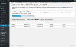 Page screenshot: Users Ultra → Medallions and Fulfillments → View/Edit Fulfillment Medallions