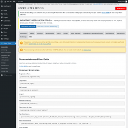 Page screenshot: Users Ultra → Doc