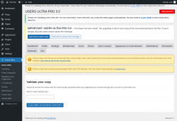 Page screenshot: Users Ultra → Licensing