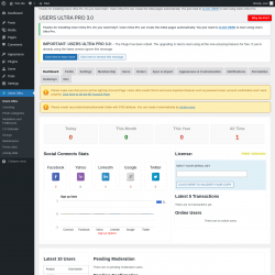 Page screenshot: Users Ultra
