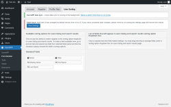 Page screenshot: UsersWP &rarr; Form Builder &rarr; User Sorting