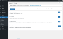 Page screenshot: UsersWP &rarr; Tools