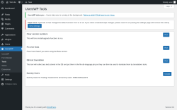 Page screenshot: UsersWP &rarr; Tools