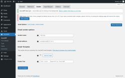 Page screenshot: UsersWP &rarr; Emails