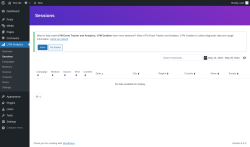 Page screenshot: UTM Analytics → Sessions