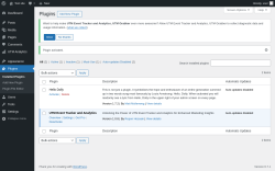 Page screenshot: Plugins ‹ Test site — WordPress