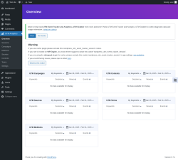 Page screenshot: UTM Analytics