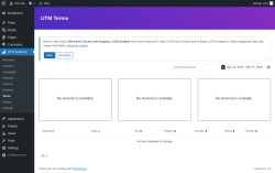 Page screenshot: UTM Analytics → Terms