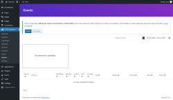 Page screenshot: UTM Analytics → Events