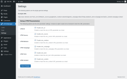 Page screenshot: UTM Manager &rarr; Settings