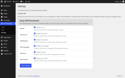 Page screenshot: UTM Manager &rarr; Settings