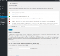 Page screenshot: Tools &rarr; Varnish Status