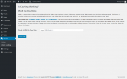 Page screenshot: Varnish &rarr; Check Caching