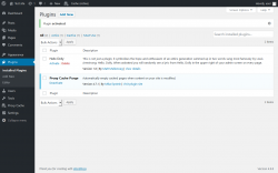 Page screenshot: Plugins &lsaquo; Test site &mdash; WordPress