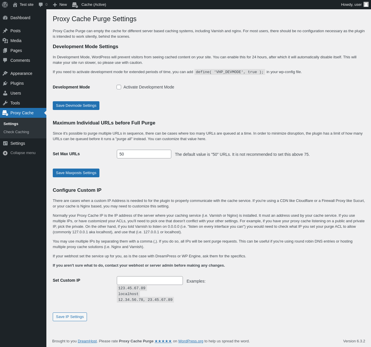 Report Proxy Cache Purge 5.1.3