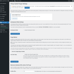 Page screenshot: Proxy Cache