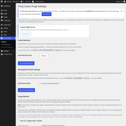 Page screenshot: Proxy Cache