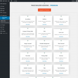 Page screenshot: Page Builder Addons