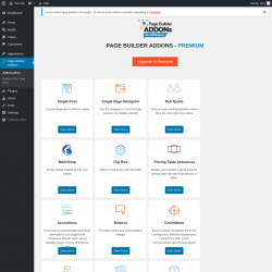 Page screenshot: Page Builder Addons