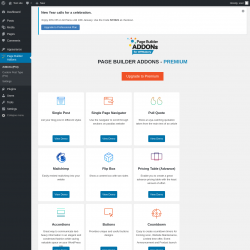 Page screenshot: Page Builder Addons