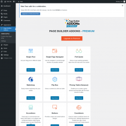 Page screenshot: Page Builder Addons