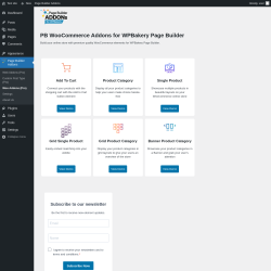 Page screenshot: Page Builder Addons → Woo Addons (Pro)