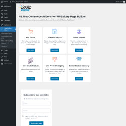 Page screenshot: Page Builder Addons → Woo Addons (Pro)