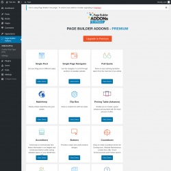 Page screenshot: Page Builder Addons