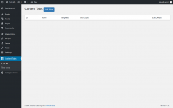 Page screenshot: Content Tabs