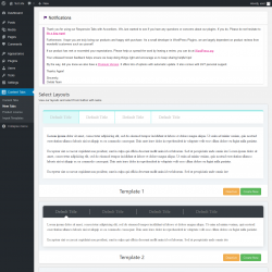 Page screenshot: Content Tabs → New Tabs