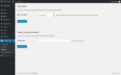 Page screenshot: Content Tabs → Settings
