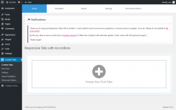 Page screenshot: Content Tabs