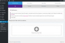 Page screenshot: Content Tabs