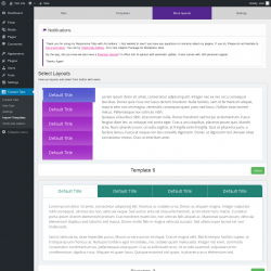 Page screenshot: Content Tabs → Import Templates