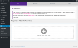 Page screenshot: Content Tabs