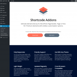 Page screenshot: Content Tabs → Shortcode Addons