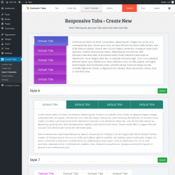 Page screenshot: Content Tabs → Import Templates