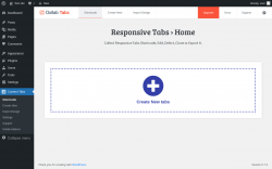 Page screenshot: Content Tabs