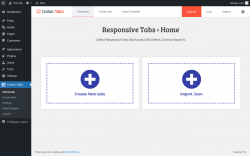 Page screenshot: Content Tabs