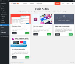 Page screenshot: Content Tabs → Oxilab Plugins