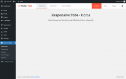 Page screenshot: Content Tabs