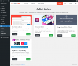 Page screenshot: Content Tabs → Oxilab Plugins